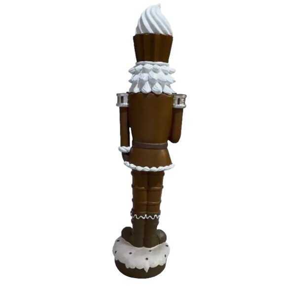 Gingerbread Resin Decor Nutcracker - Etsy Christmas Brown Gingerbread House Cupcake 16.5\